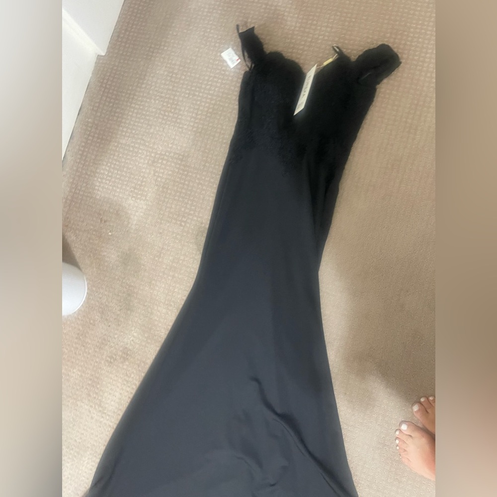 Long black dress size small